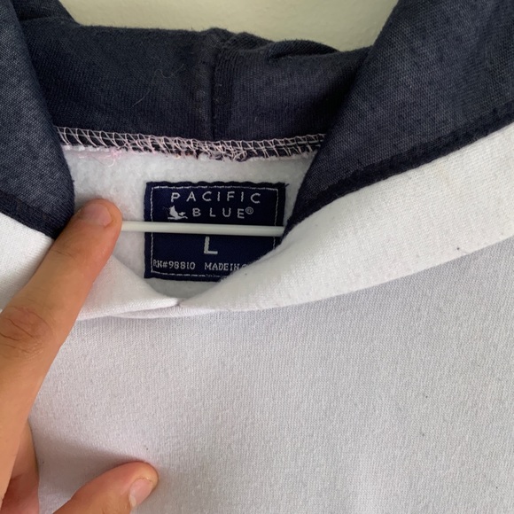 Multicolor Fleece Hoodie by Pacific Blue - Picture 3 of 3